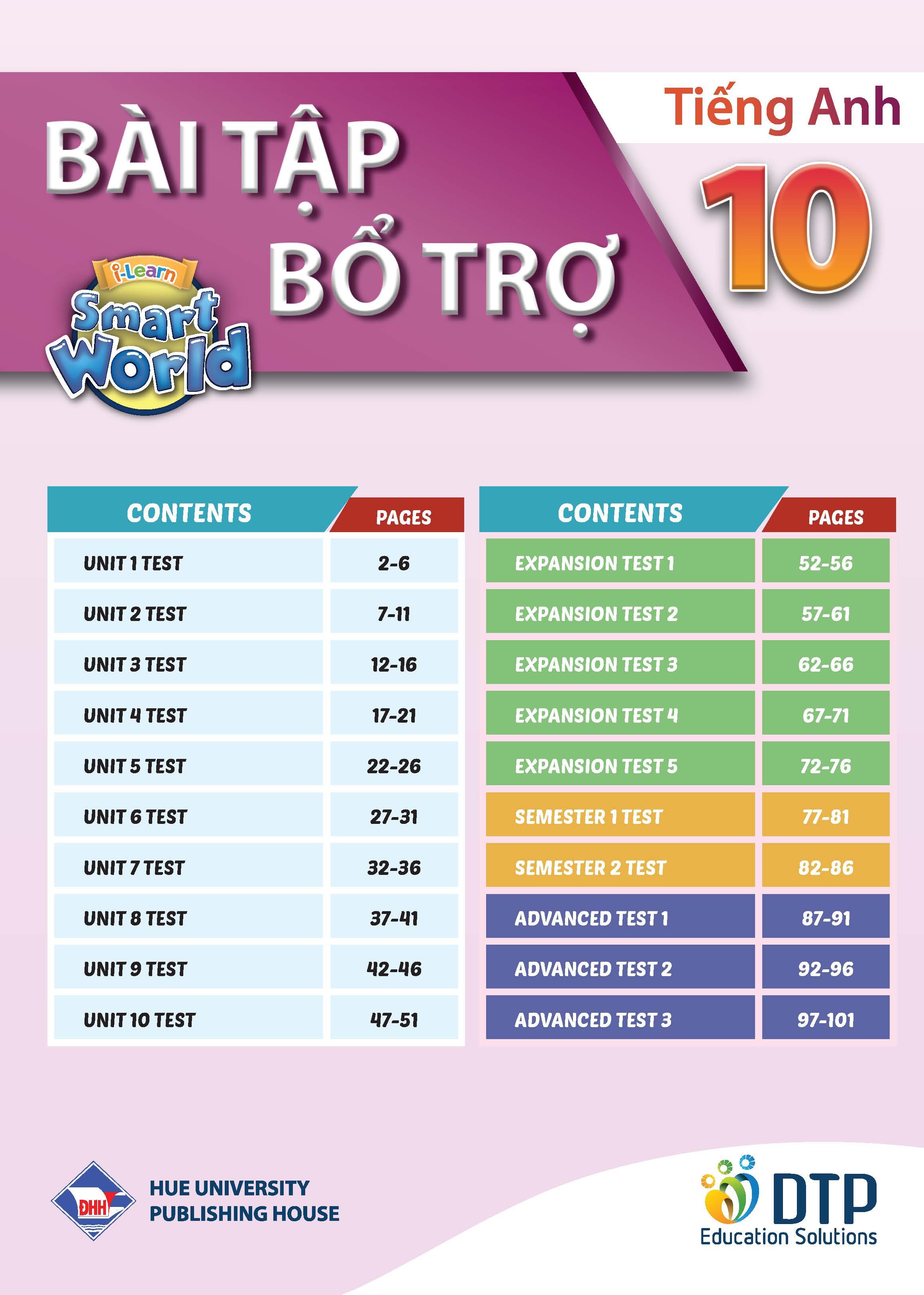 Bài tập bổ trợ Tiếng Anh i-Learn Smart World