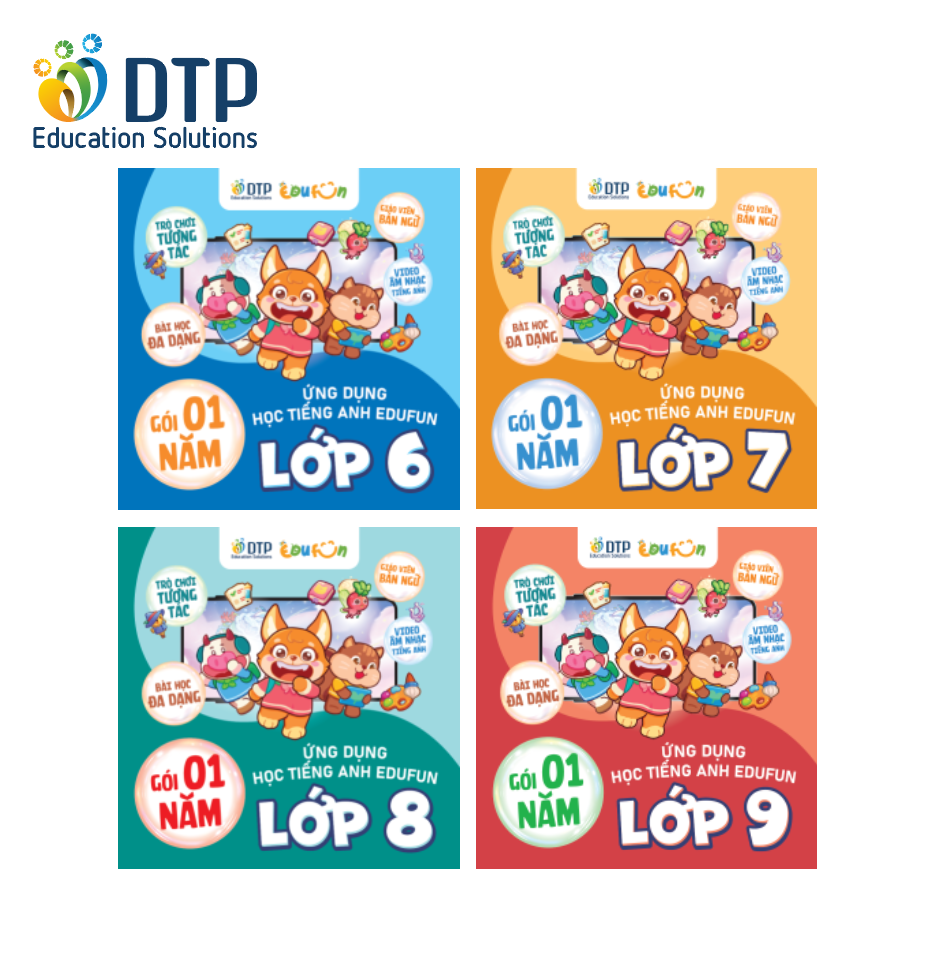 Ứng dụng học Tiếng Anh Edufun - Cấp Trung học cơ sở