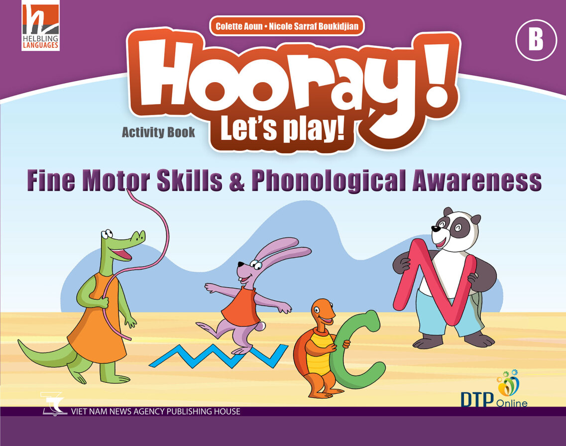 Hooray Let's Play Level B Fine Motor Skills & Phonological Awareness Activity Book