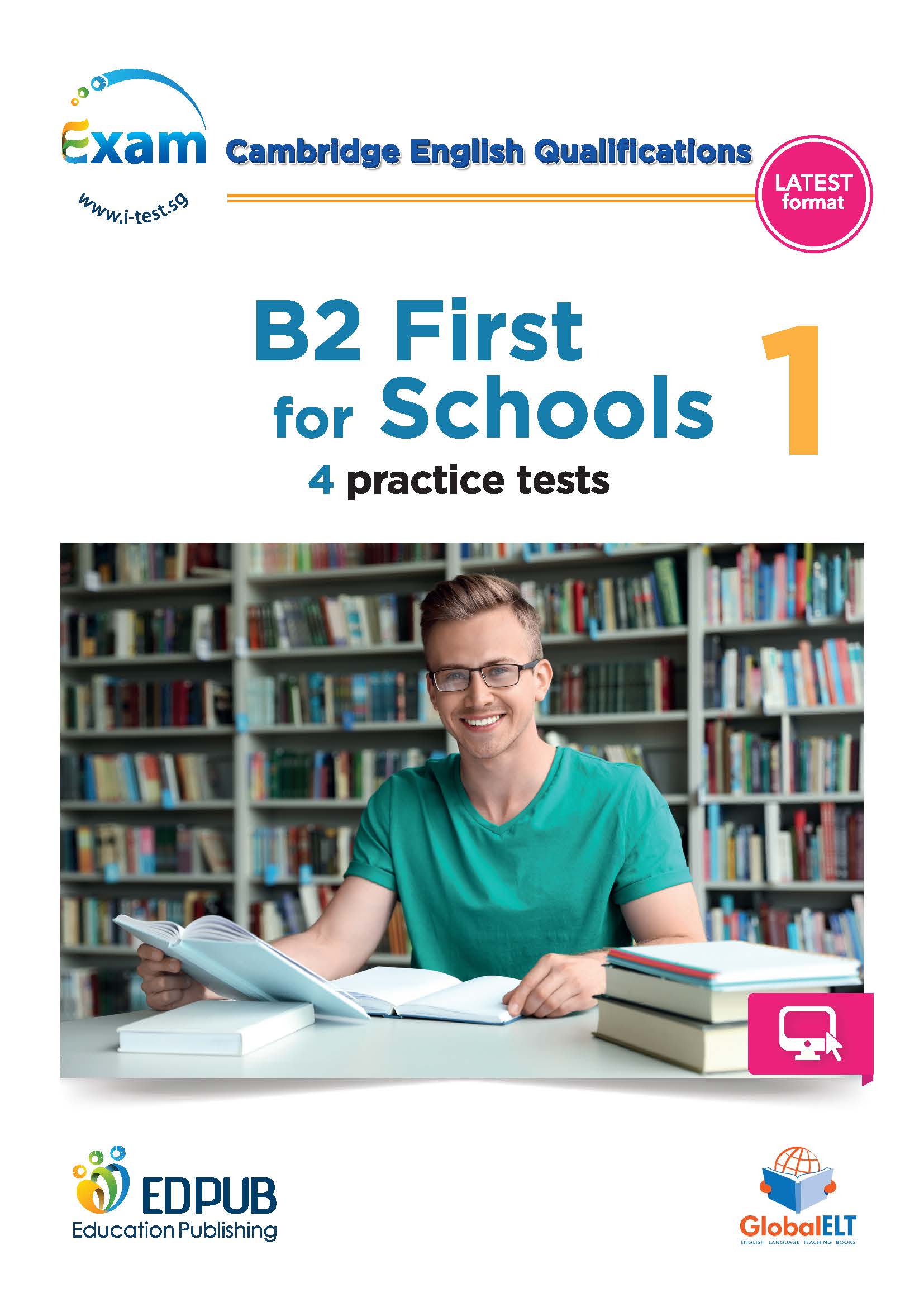 B2 First for School Preliminary 1 with 4 Practice Tests - Latest Format