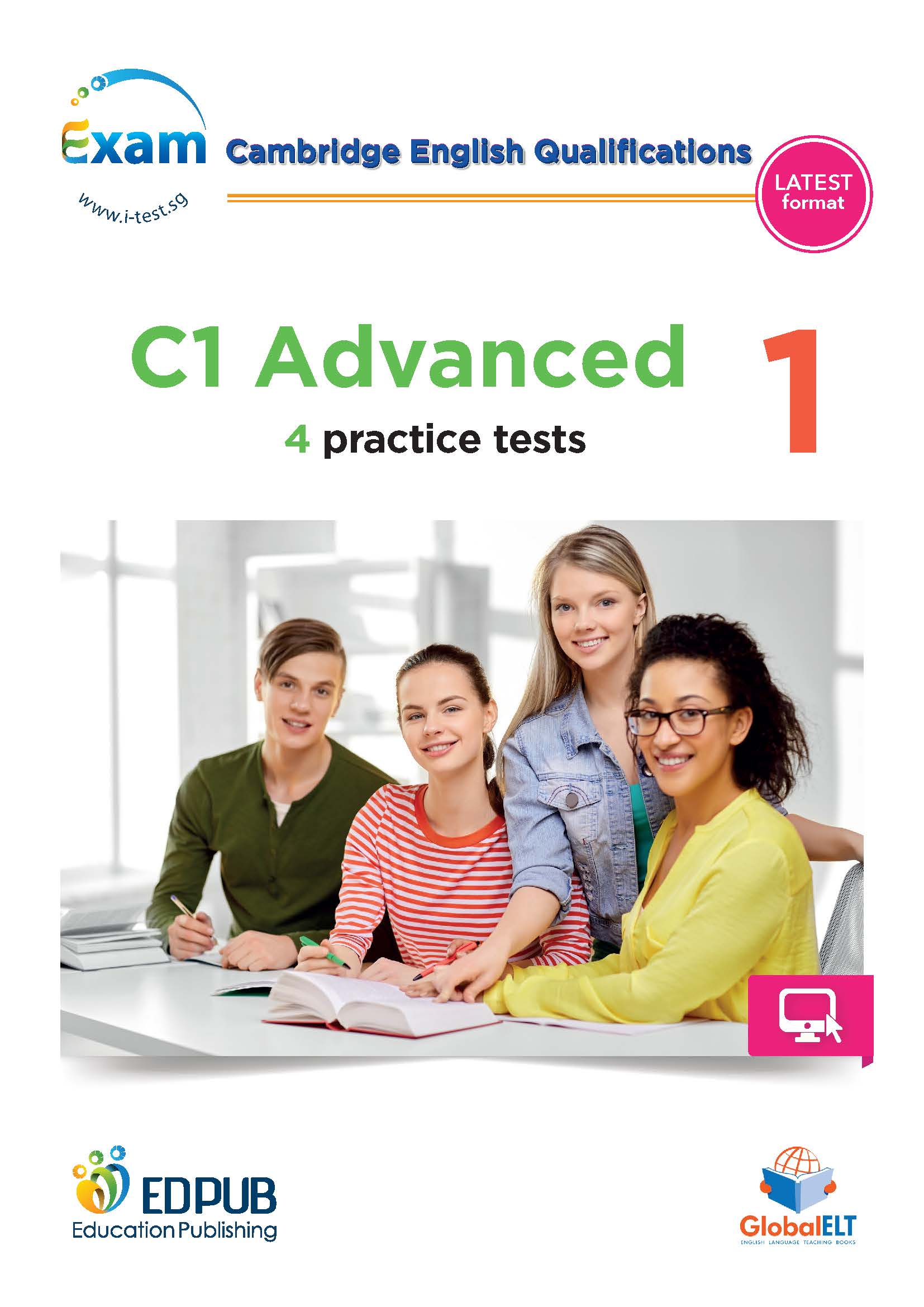 C1 Advanced 1 with 4 Practice Tests - Latest Format