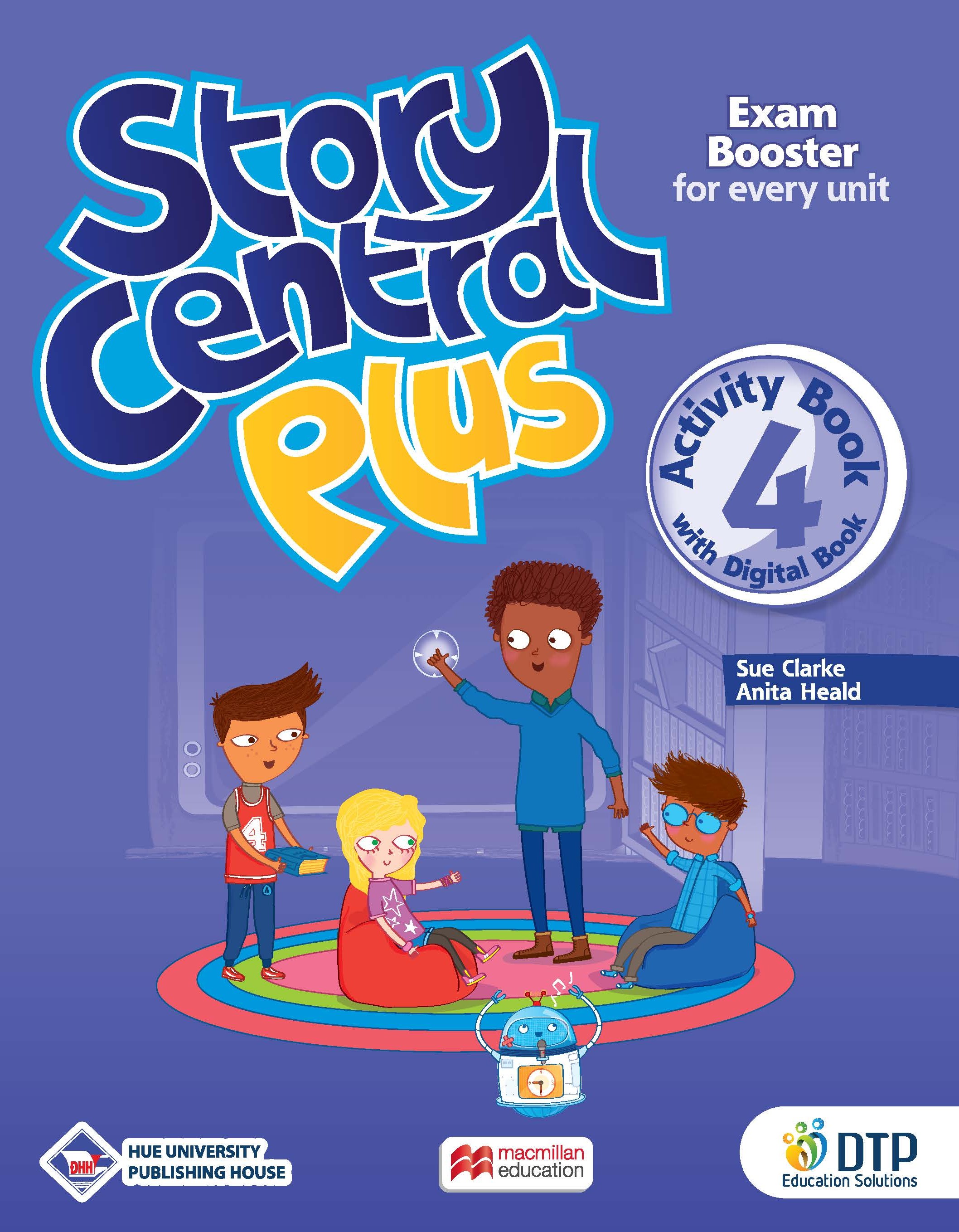 Story Central Plus Level 4 Activity Book with Digital Book (VN)