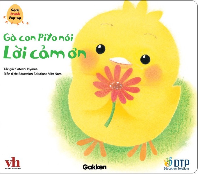 Gà con Piyo nói Lời cảm ơn - Sách tranh Pop-up