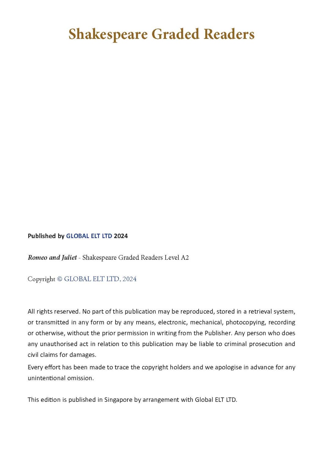 Truyện Đọc E-reader - Global ELT