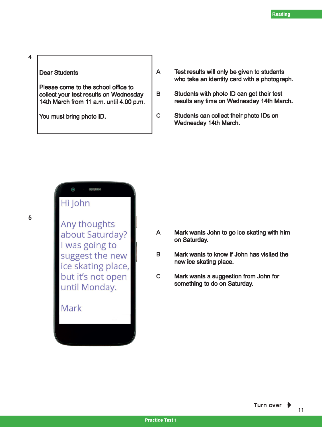 B1 Preliminary for Schools