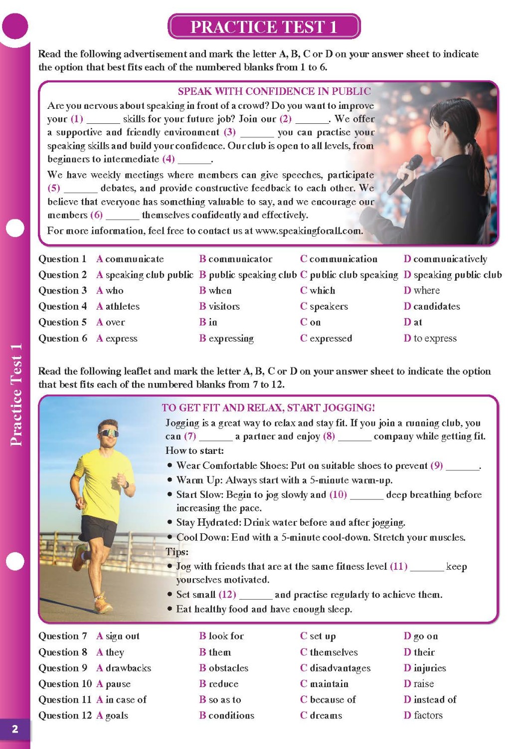 Practice Tests Grade 10-12