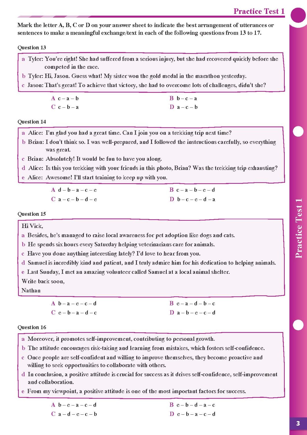 Practice Tests Grade 10-12