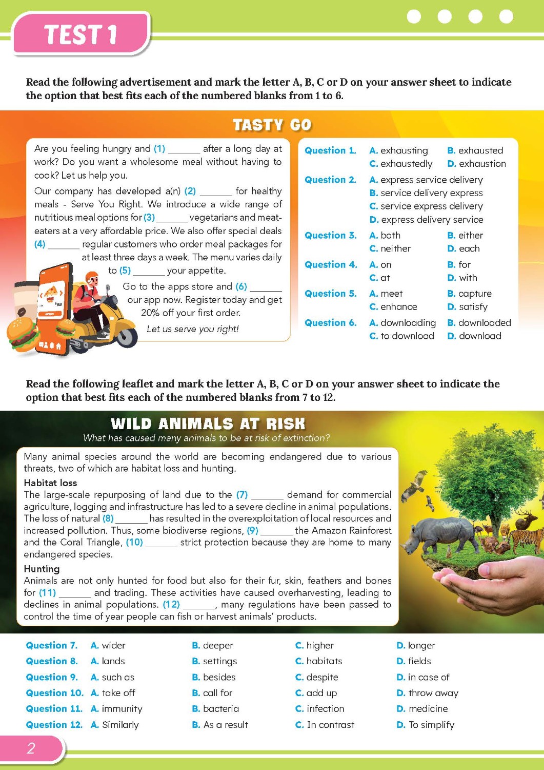 Bộ đề thi thử tốt nghiệp THPT môn Tiếng Anh