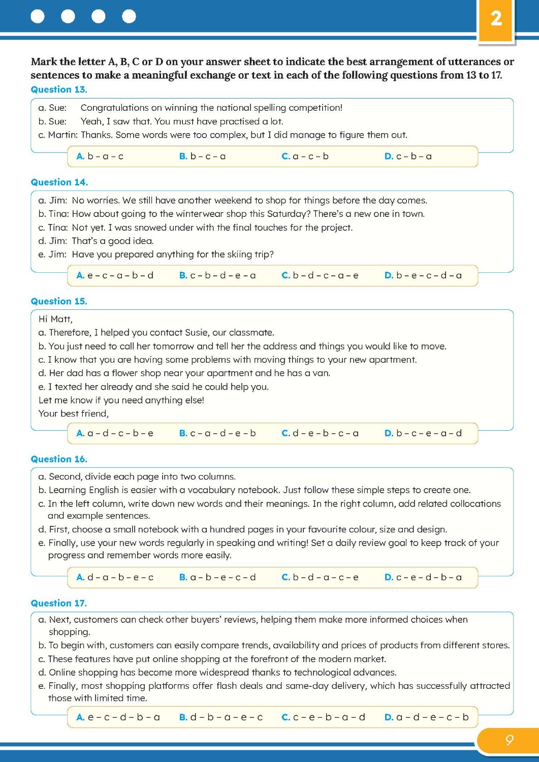 Bộ đề thi thử tốt nghiệp THPT môn Tiếng Anh