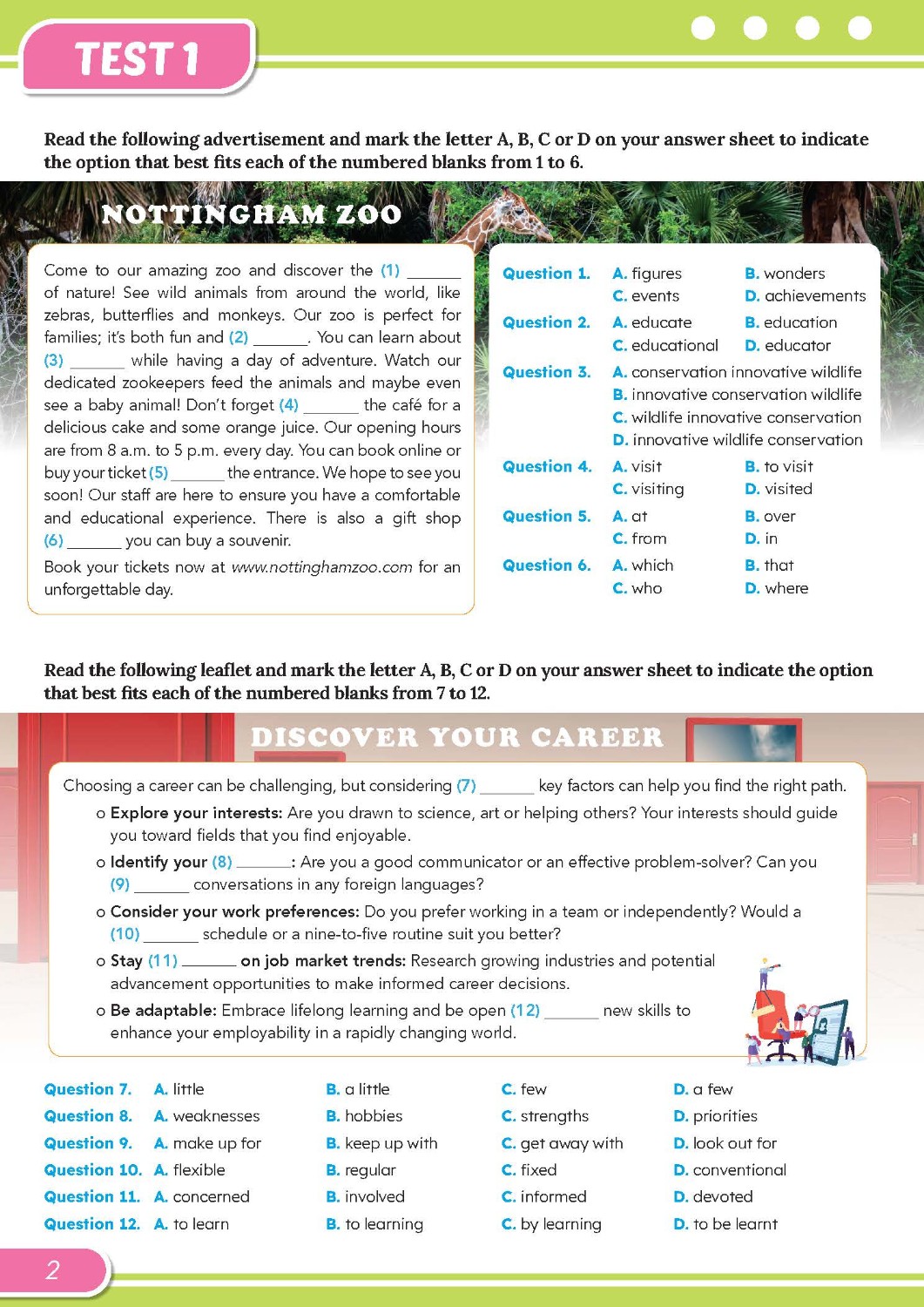 Bộ đề thi thử tốt nghiệp THPT môn Tiếng Anh