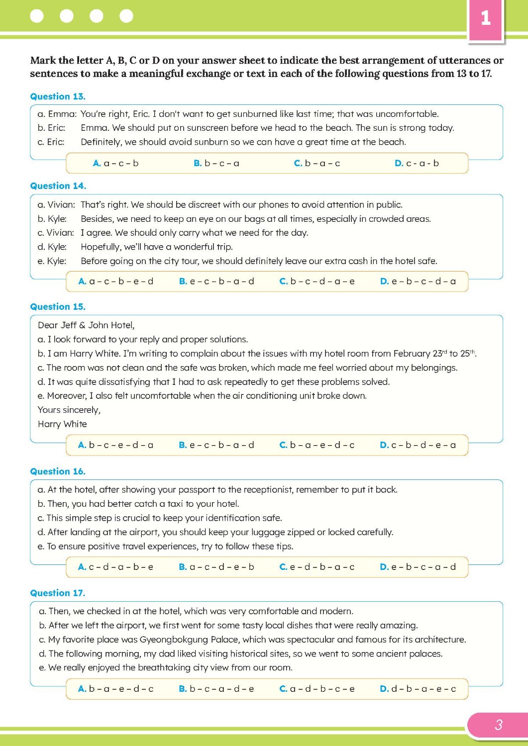Bộ đề thi thử tốt nghiệp THPT môn Tiếng Anh