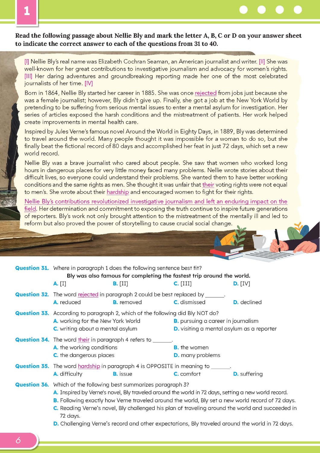 Bộ đề thi thử tốt nghiệp THPT môn Tiếng Anh