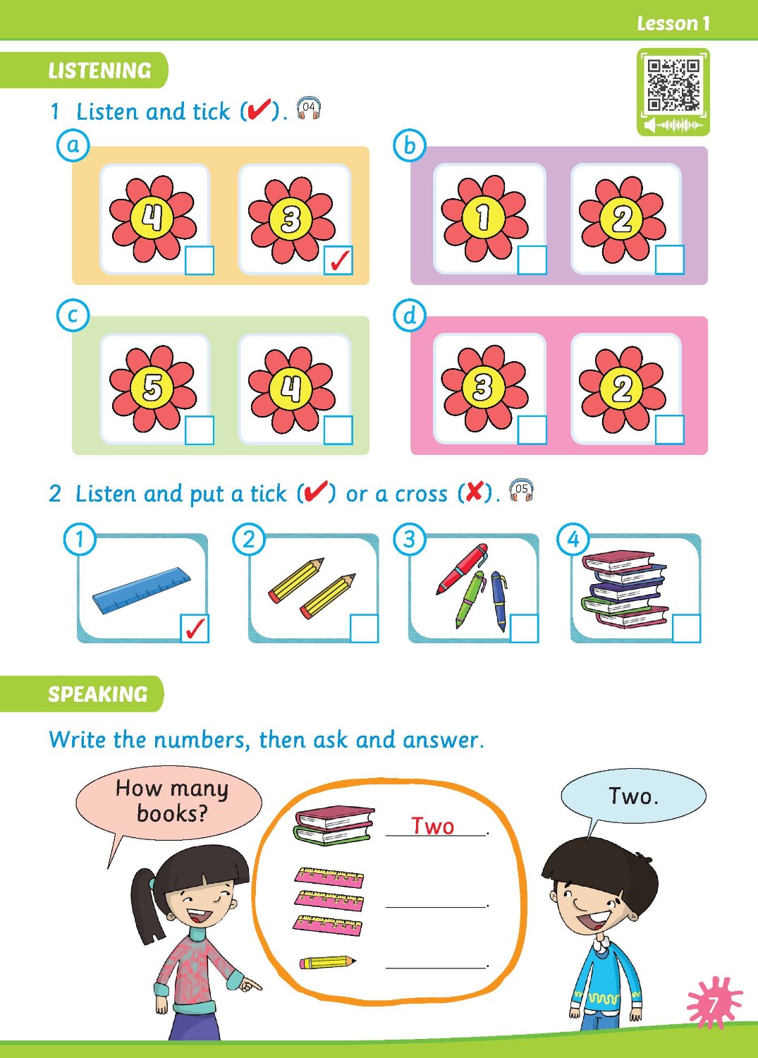 Bài tập bổ trợ Tiếng Anh Extra and Friends