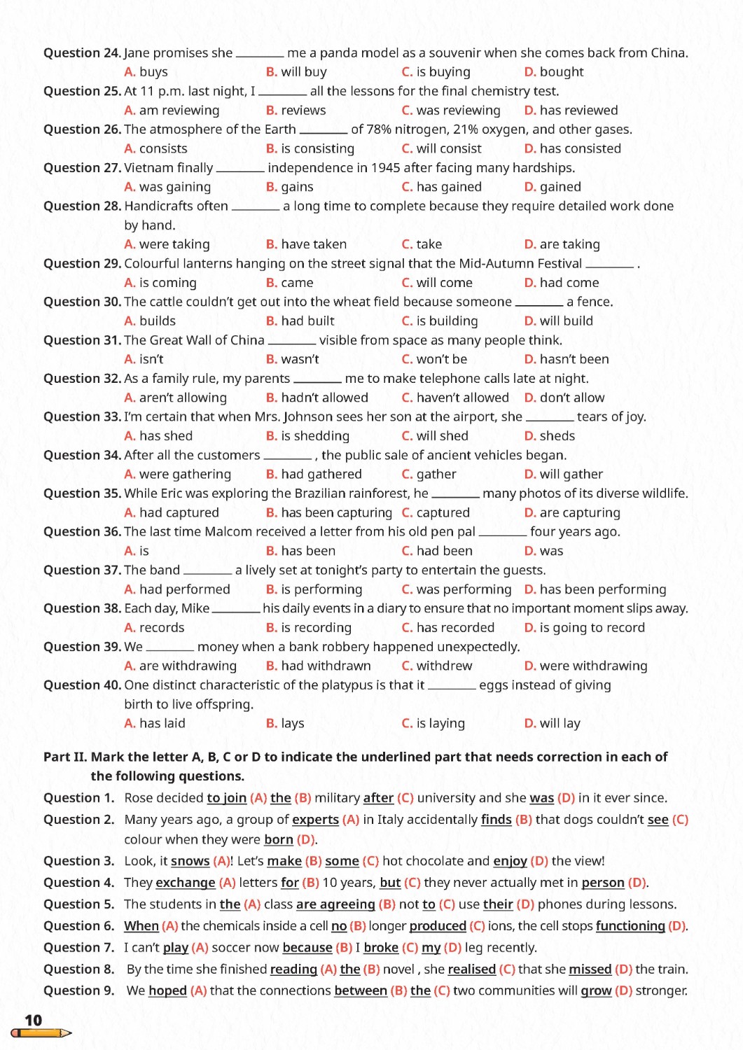 Chinh phục kì thi