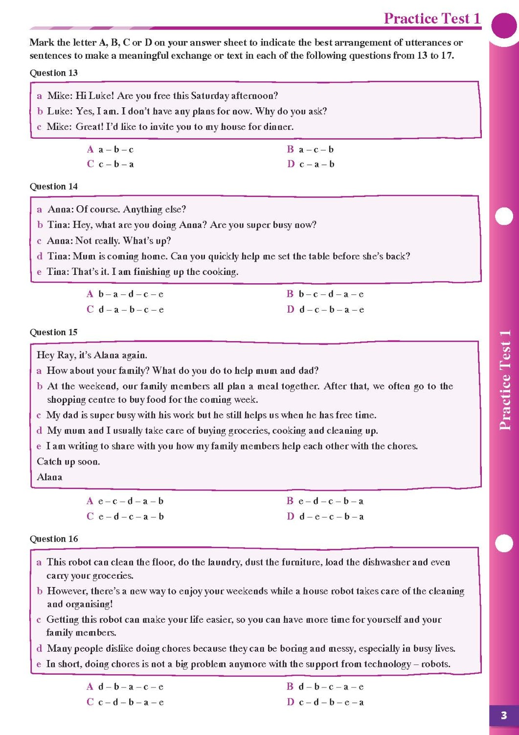 Practice Tests Grade 10-12