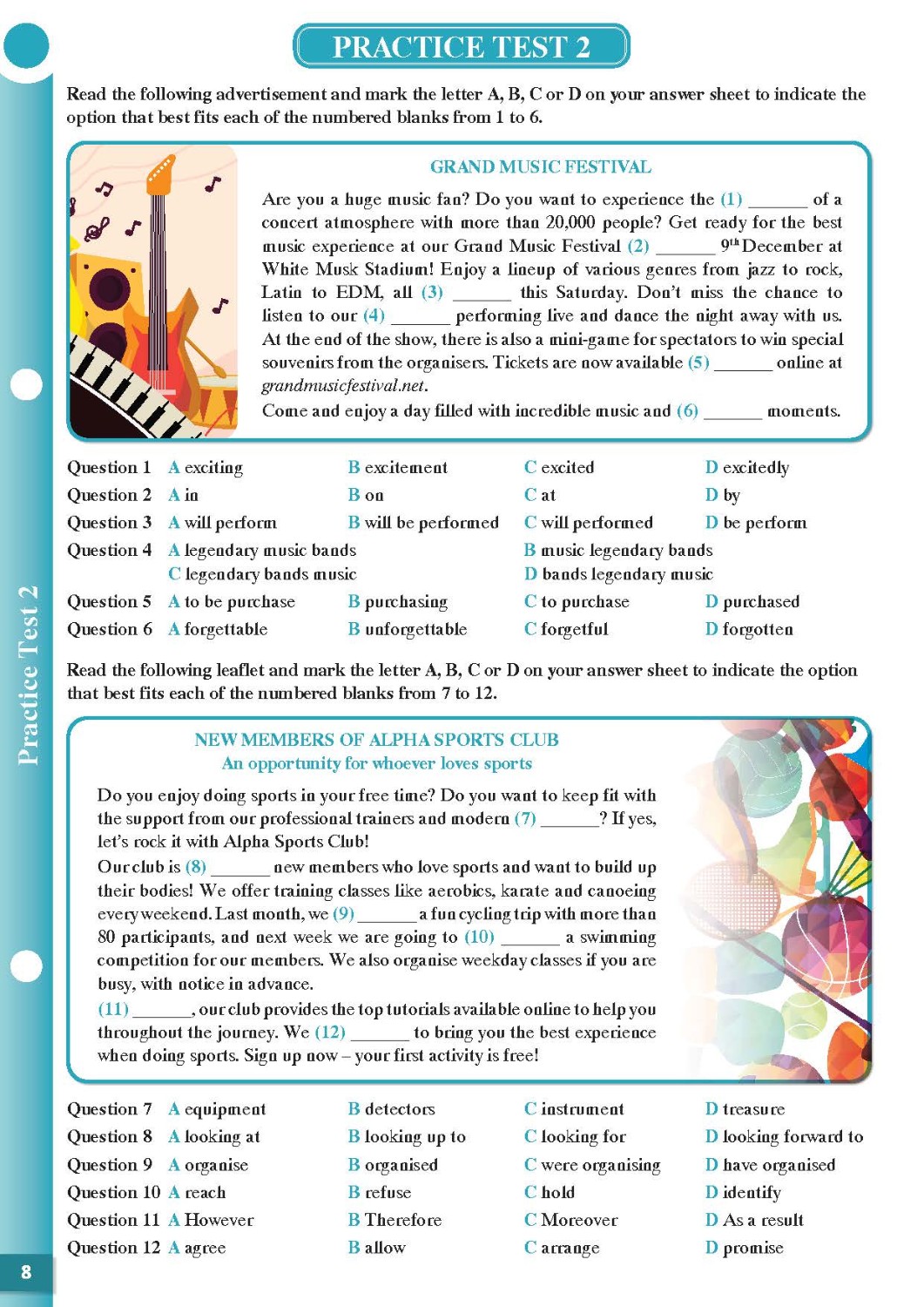 Practice Tests Grade 10-12