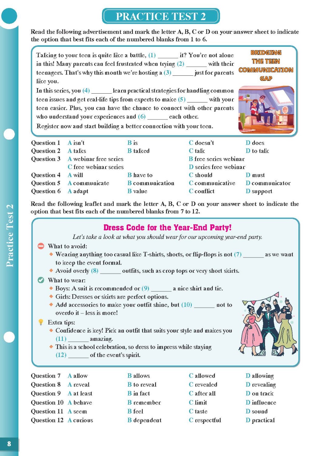 Practice Tests Grade 10-12