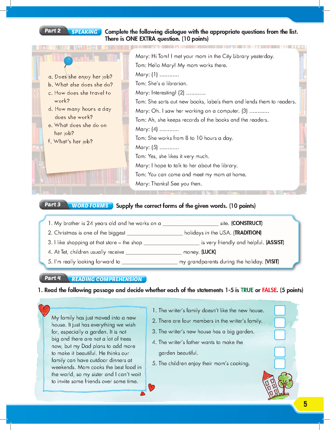 Practice Tests Grade 6-9