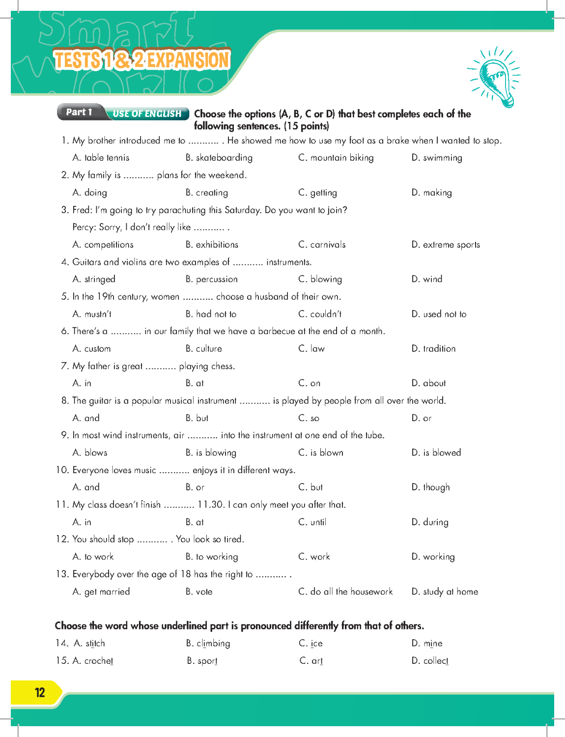 Practice Tests Grade 6-9